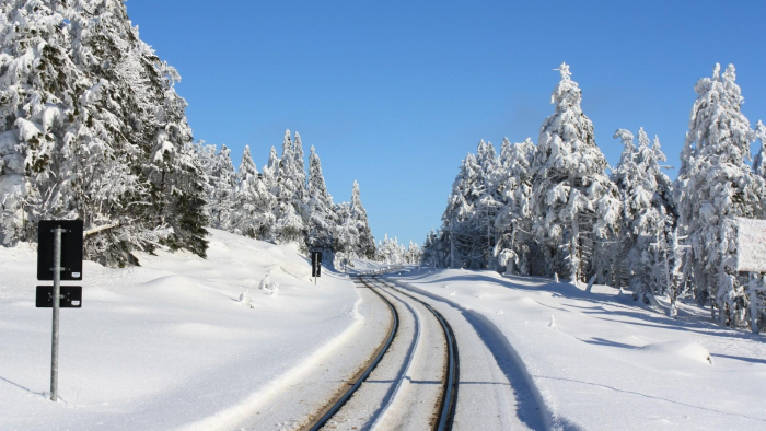 Brockenbahn Harz Winter