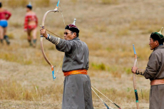 Mongolische Bogenschützen