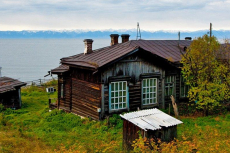 Dorf am Baikalsee