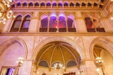 Decke Ballsaal Rathaus Wien