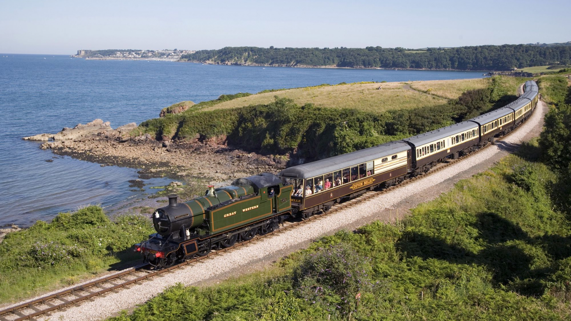 Dampfzug der Paignton & Dartmouth Railway
