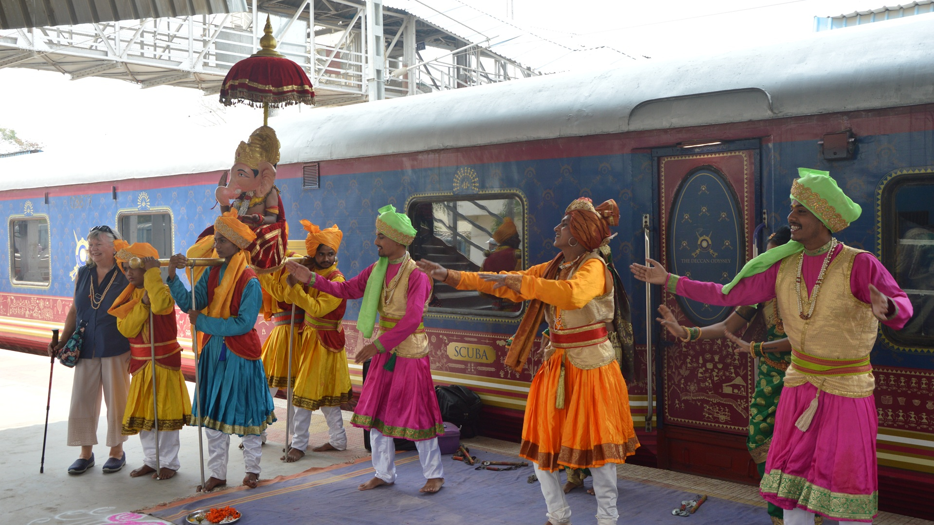 The Deccan Odyssey - Kurz vor der Abfahrt