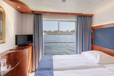 MS Saxonia - Oberdeck mit Fenster zum Öffnen